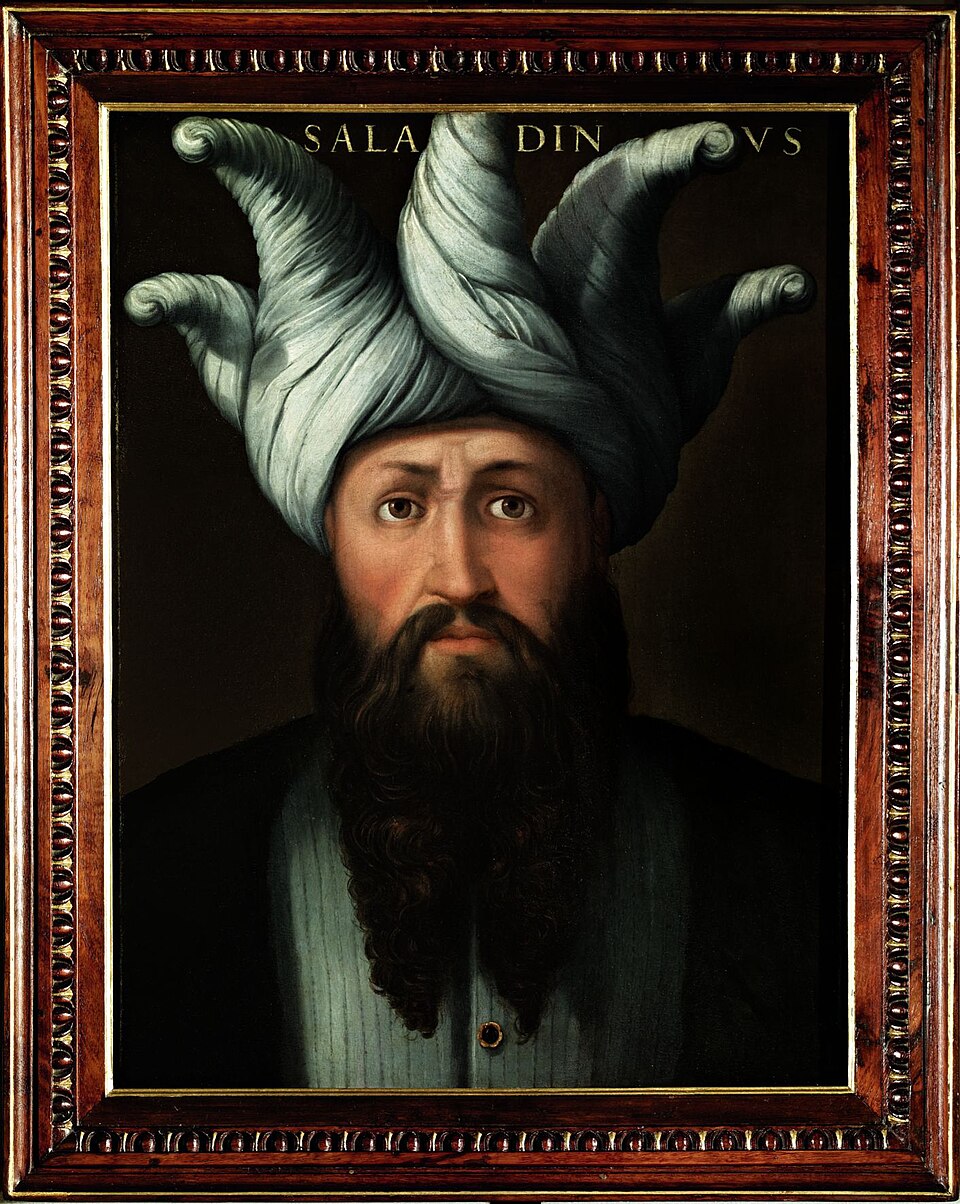 Sixteenth-century painted portrait of Saladin